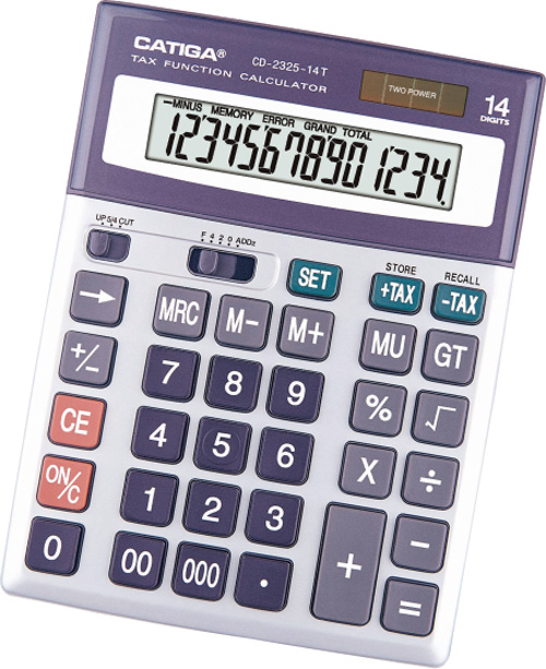 14 Digits Tax Function Calculator
