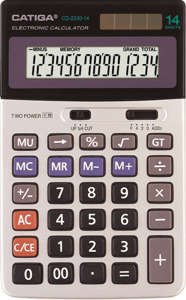 14 Digits Desktop Calculator