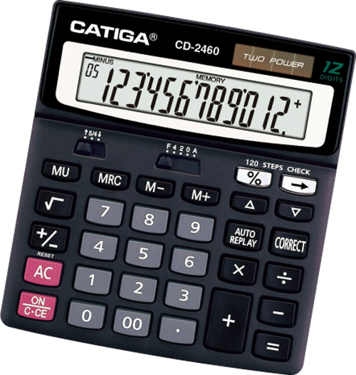 12 Digits Check & Correct Calculator