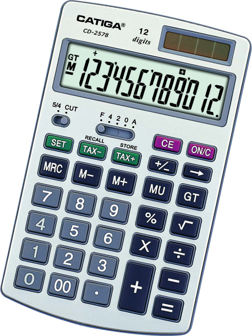 12 Digits Tax Function Calculator