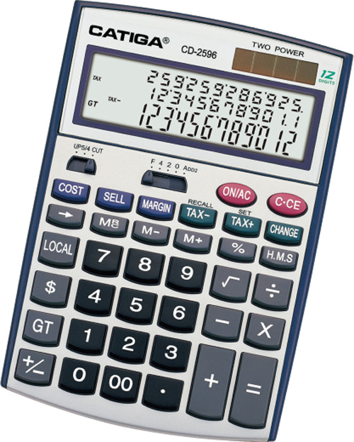 12 Digits 3-Line Display Calculator