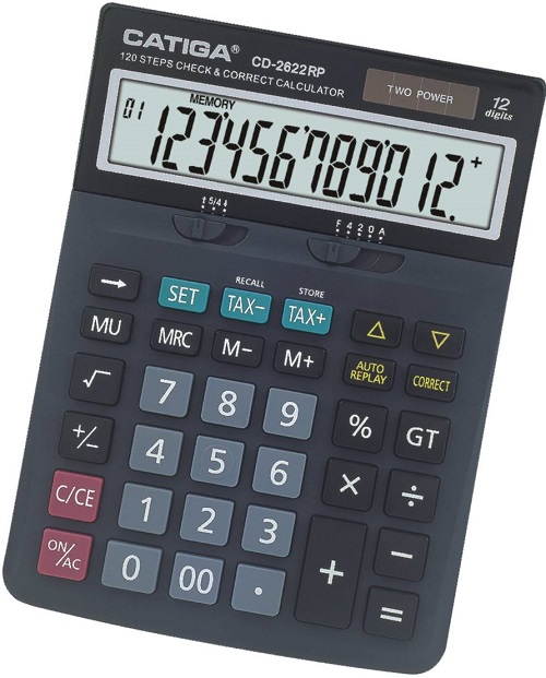 12 Digits Check & Correct Calculator