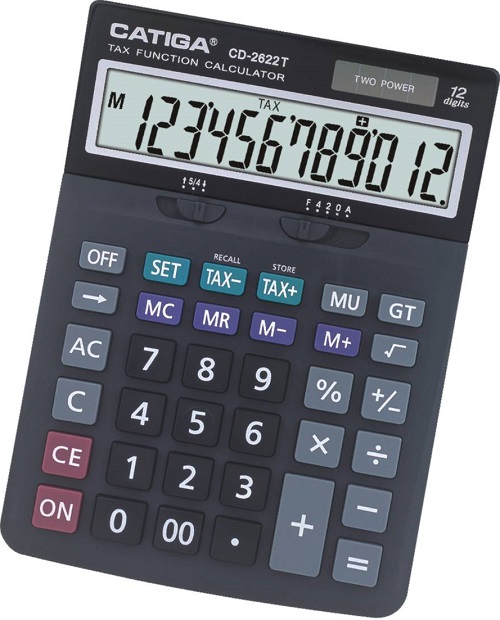 12 Digits Tax Function Calculator