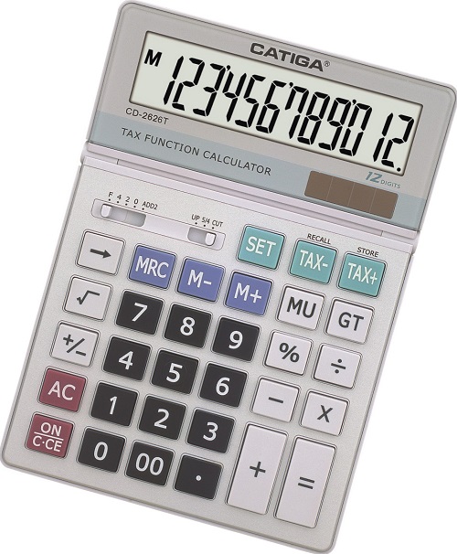 12 Digits Tax Function Calculator