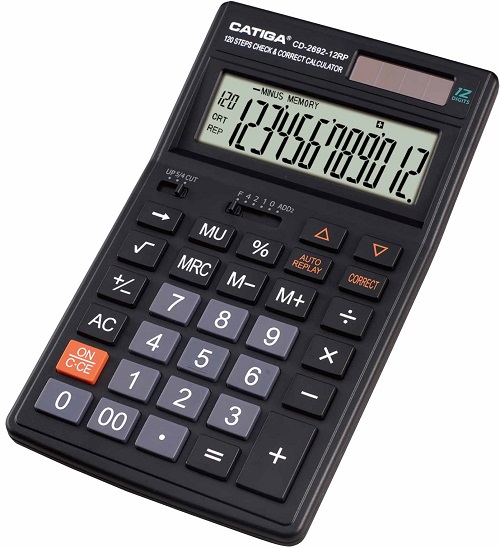 12 Digits Check & Correct Calculator