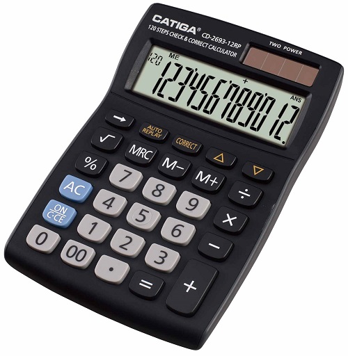 12 Digits Check & Correct Calculator