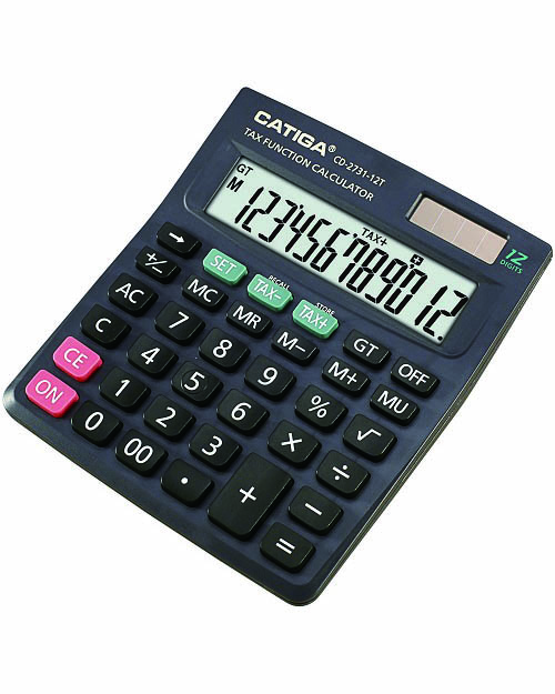 12 Digits Tax Function Calculator