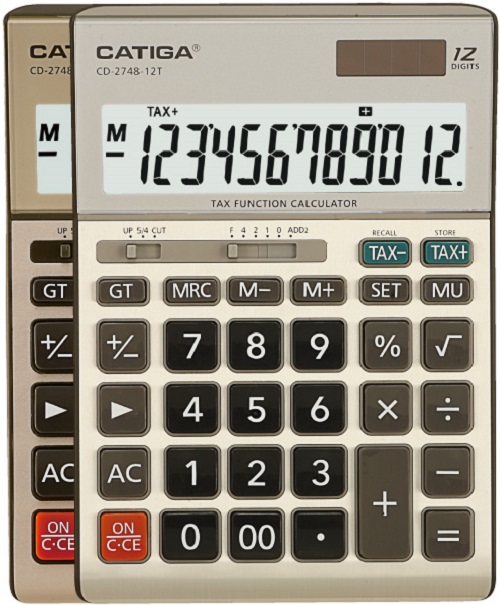 12 Digits Tax Function Calculator
