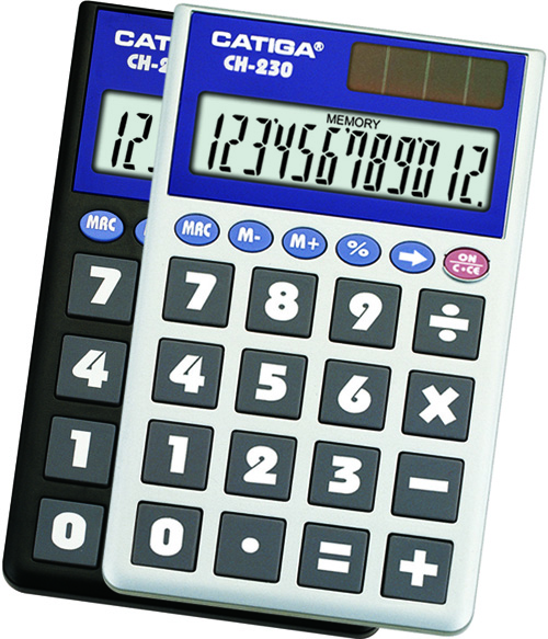 12 Digits handheld Calculator