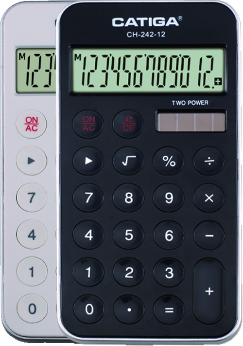 12 Digits Handheld Calculator