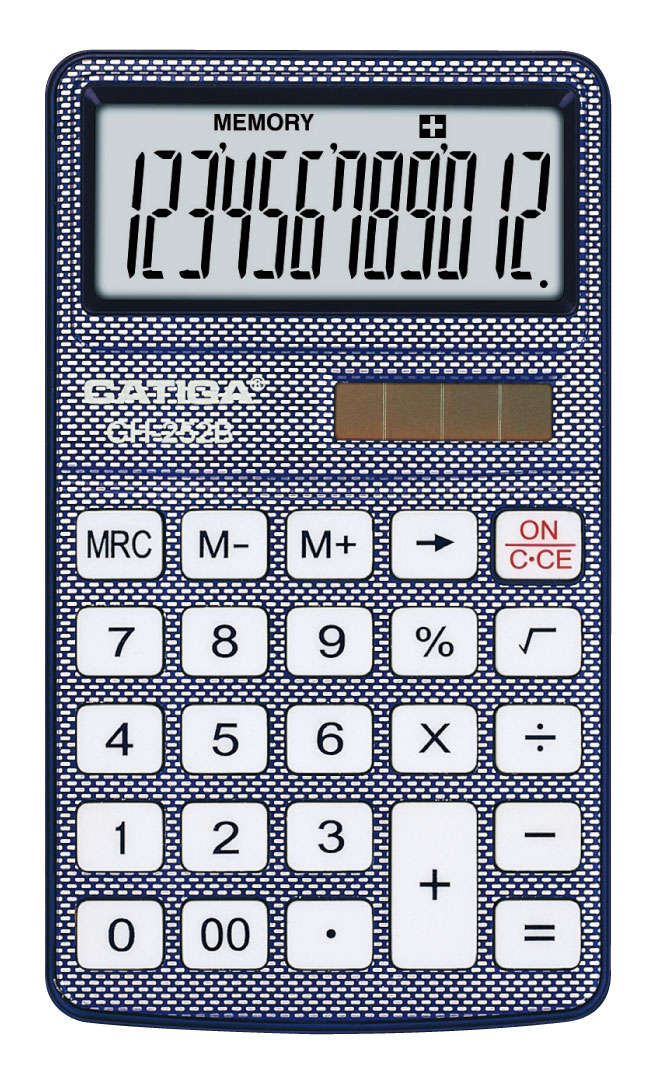 12 Digits Handheld Calculator