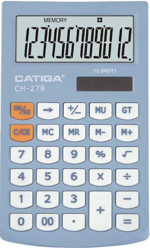 12 Digits handheld Calculator