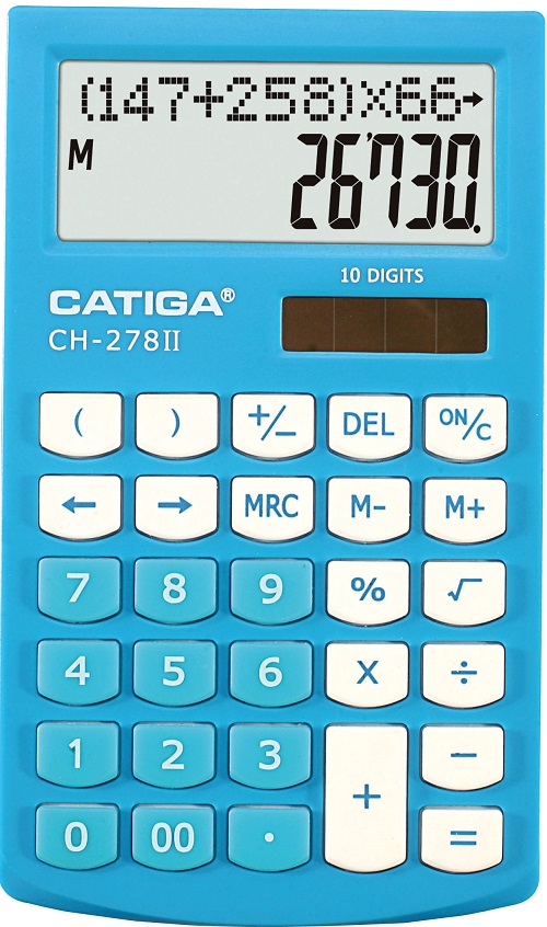 10 Digits 2-Line Display Calculator