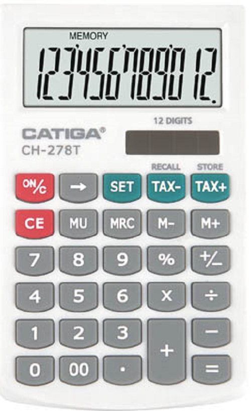 12 Digits Tax Function Calculator