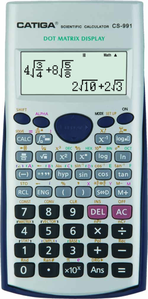 10+2 Digits Scientific Calculator