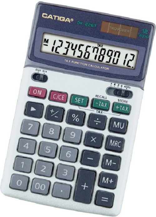 12 Digits Tax Function Calculator