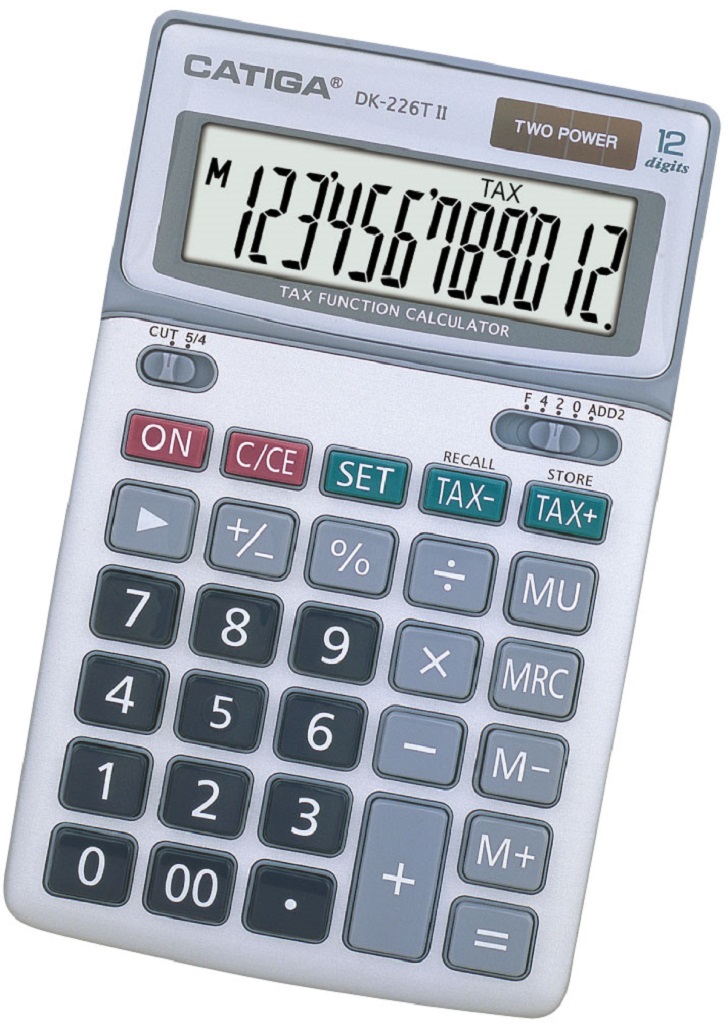 12 Digits Tax Function Calculator