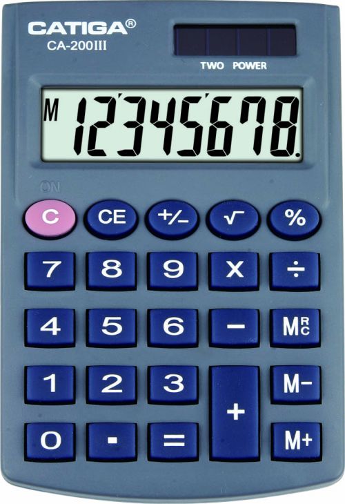 8 Digits Handheld Calculator