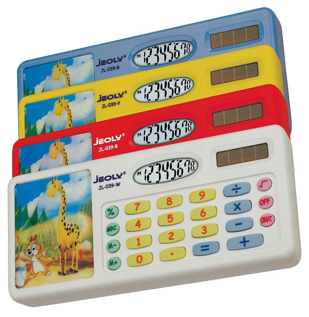 8 Digits Pencil Box Calculator